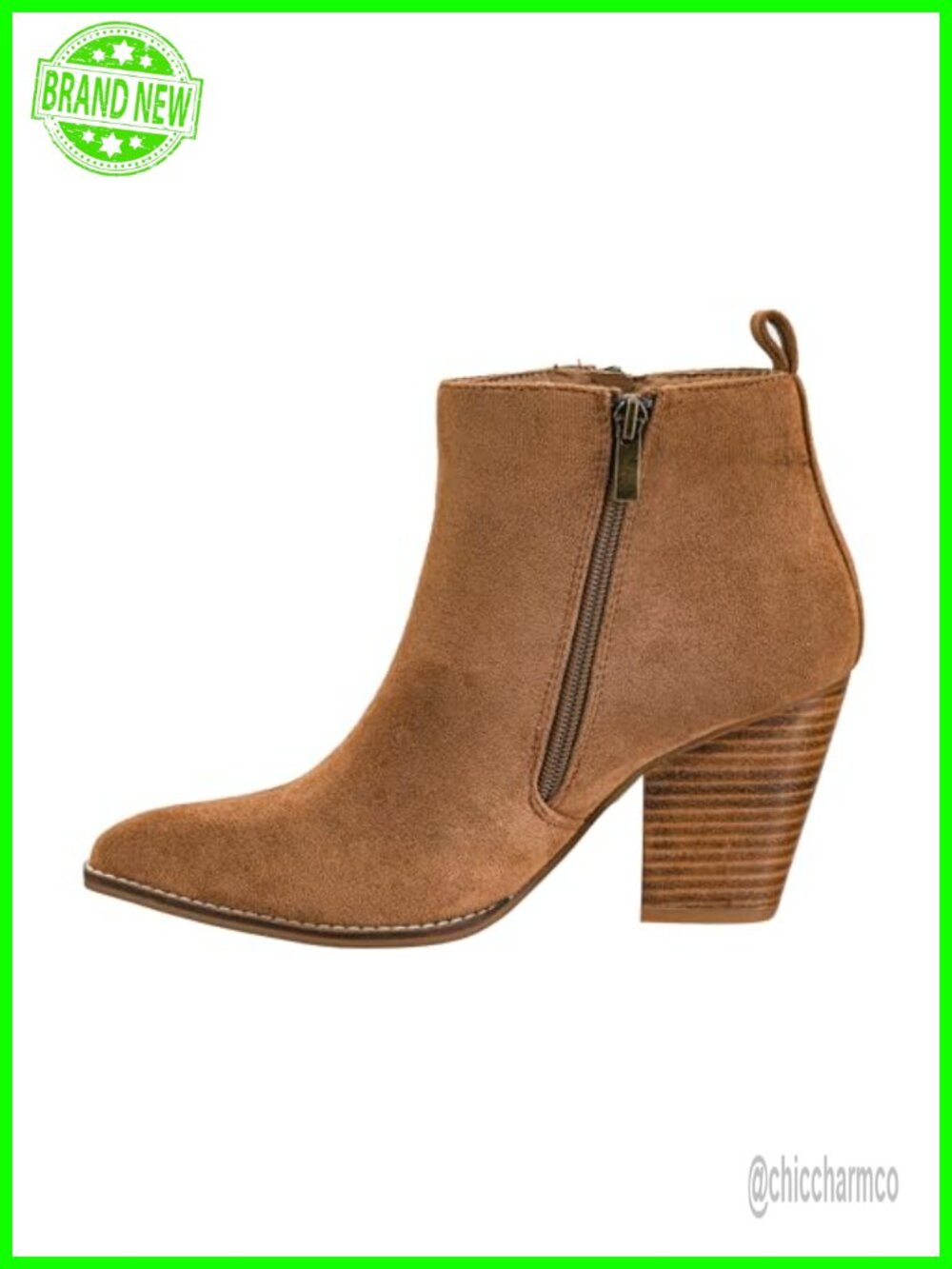 Corkys Footwear High Standards Heeled Bootie with Dual Side Zippers and